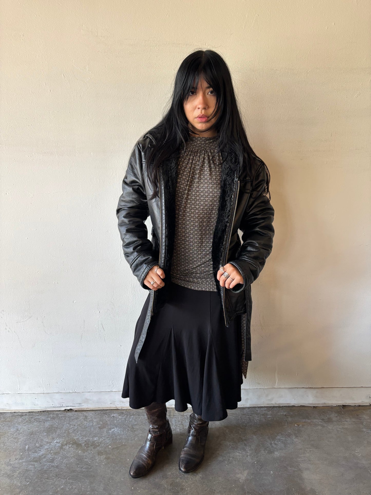 Vintage Wilson’s Leather Fur Jacket