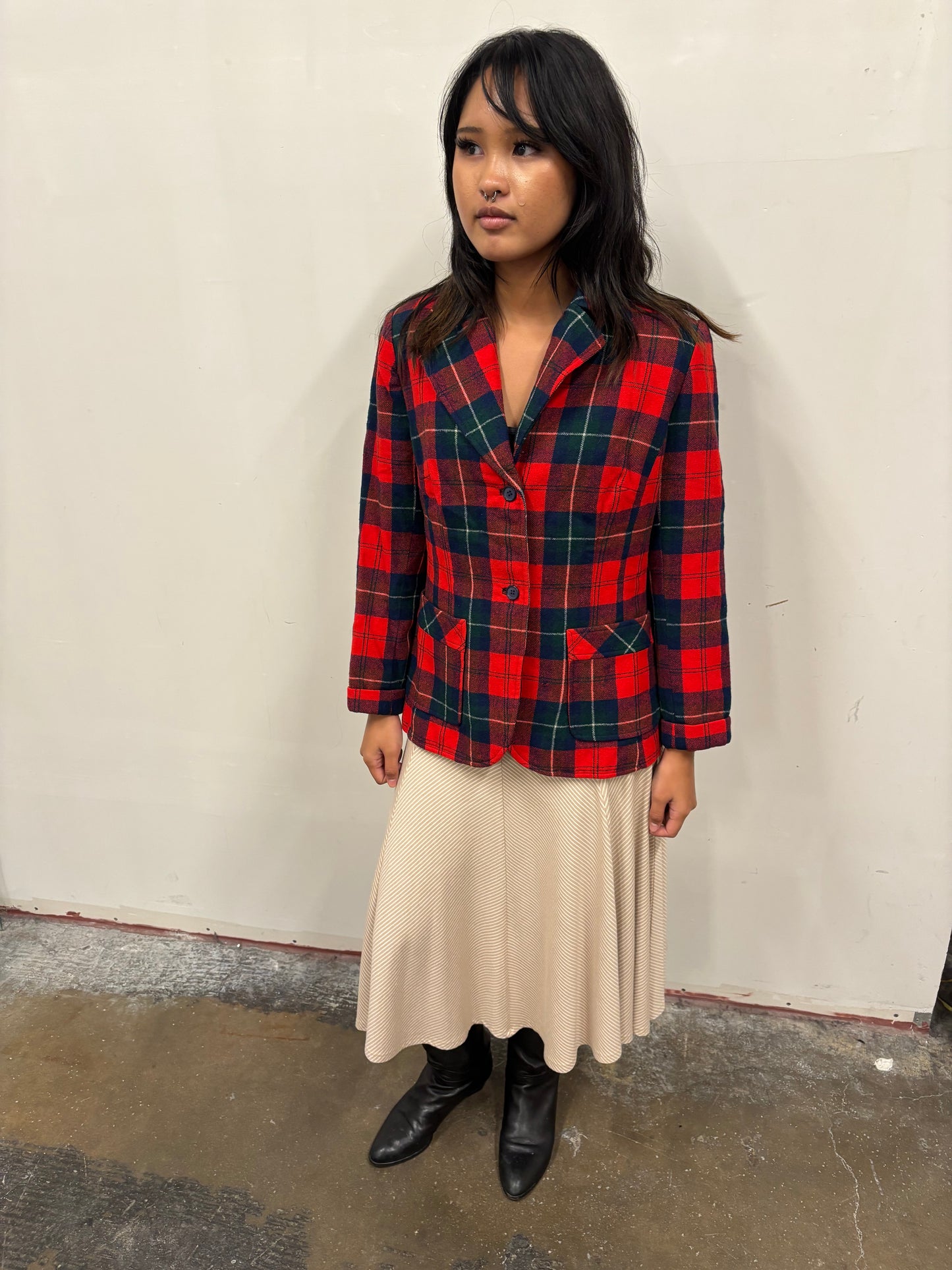 Vintage Pendleton Plaid Jacket