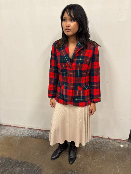 Vintage Pendleton Plaid Jacket