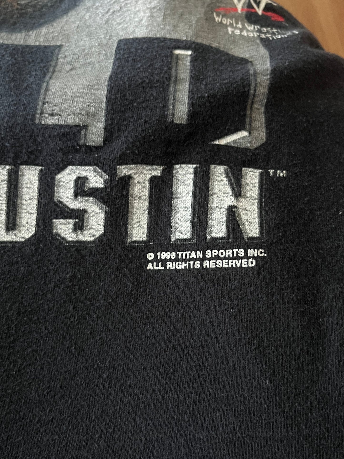 Vintage 1998 Stone Cold Austin Wrestling Shirt