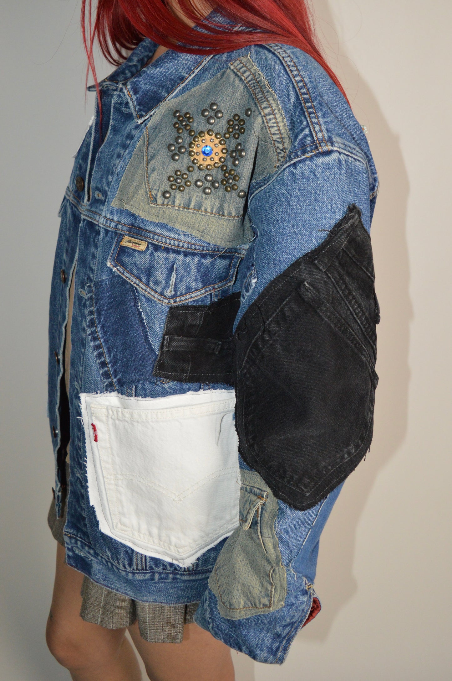 Reconstructed Levi’s Patchwork Denim Jacket