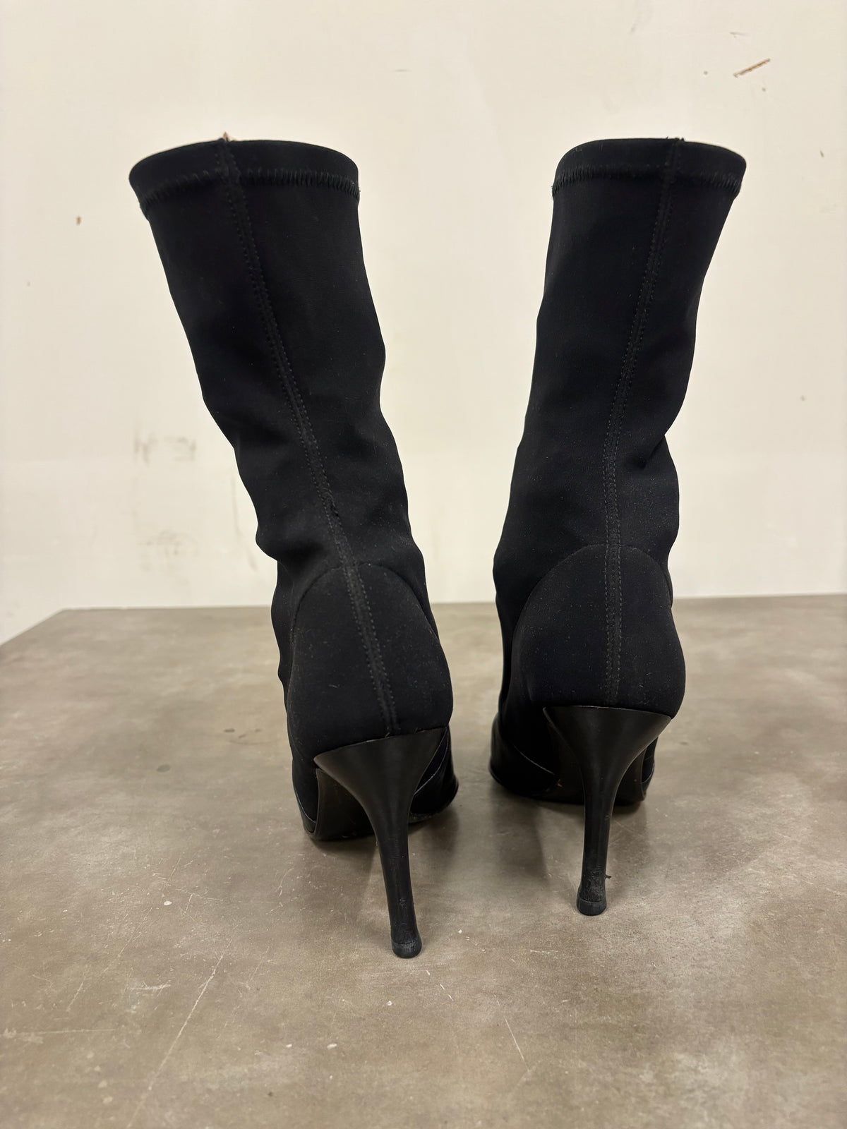 Vintage Stuart Weitzman Black Heeled Boots