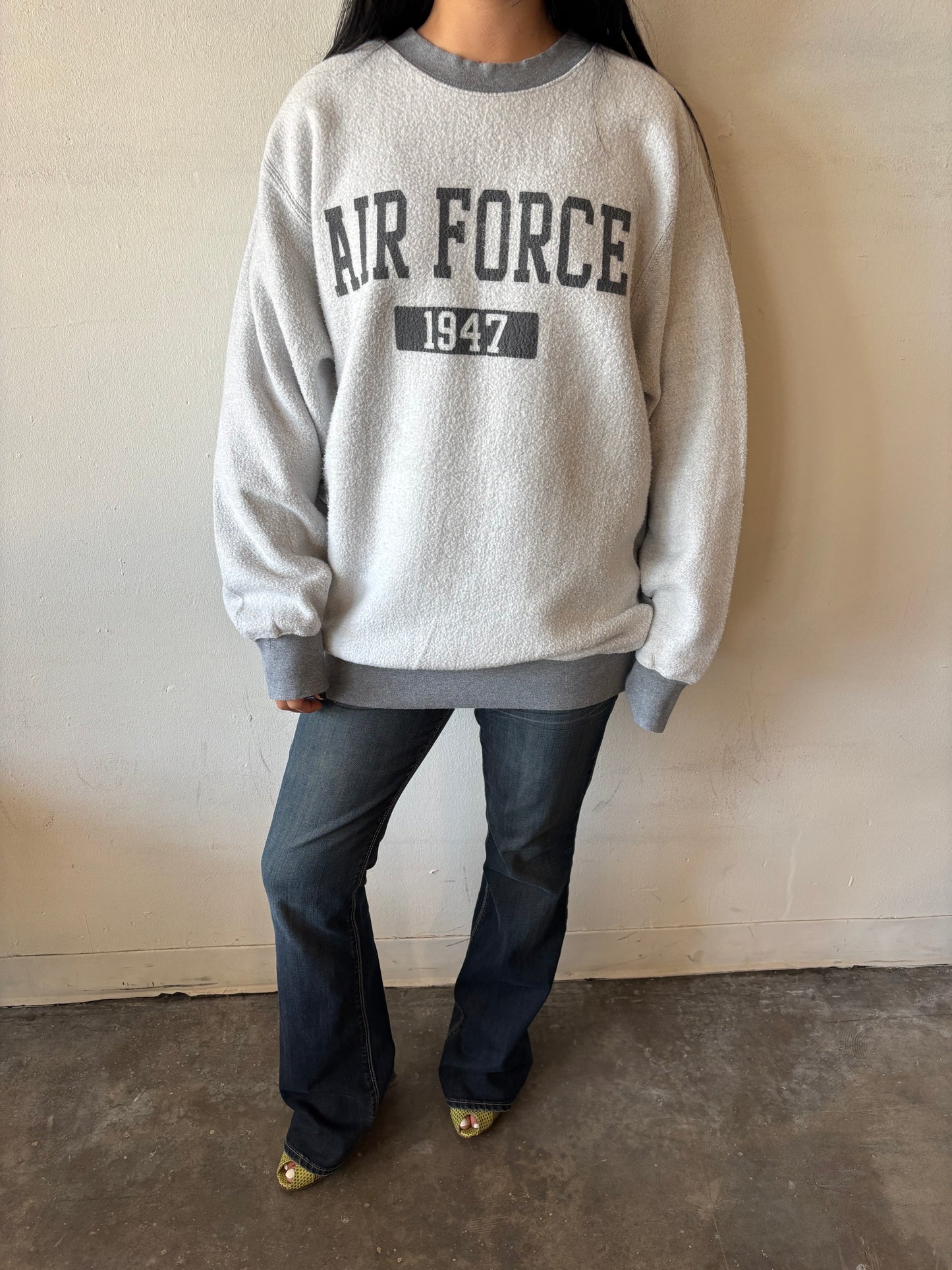 Vintage Air Force Fleece Crewneck