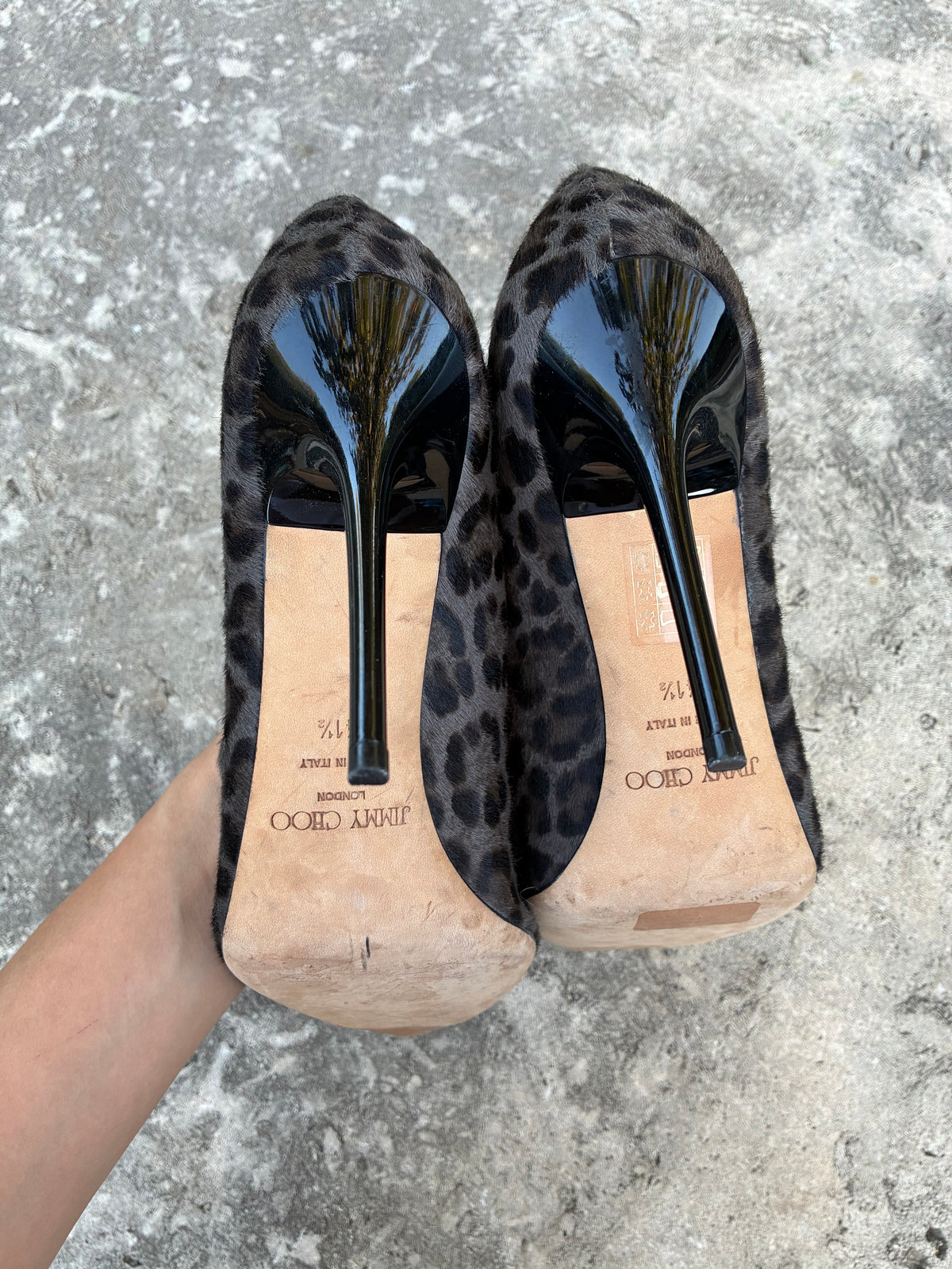 Jimmy Choo Leopard Print Heels