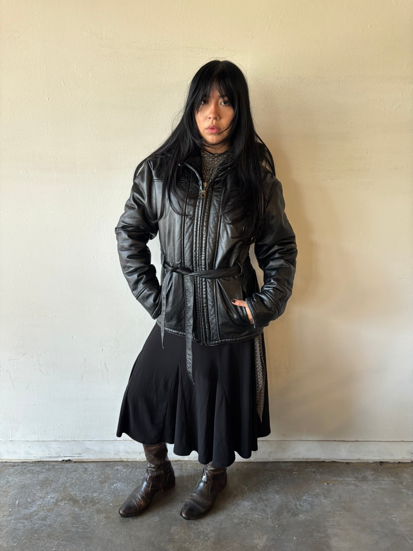 Vintage Wilson’s Leather Fur Jacket