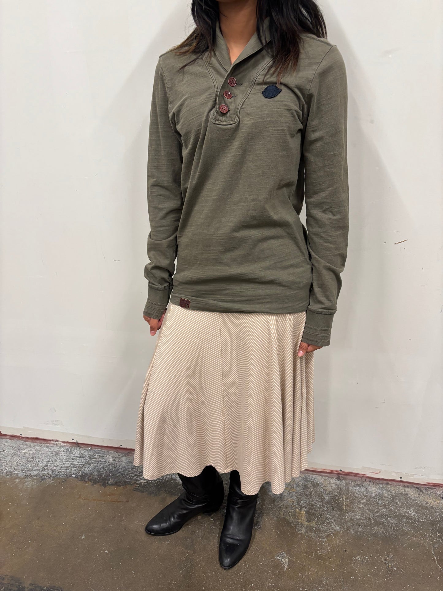 Vintage RAW Half Button Shirt