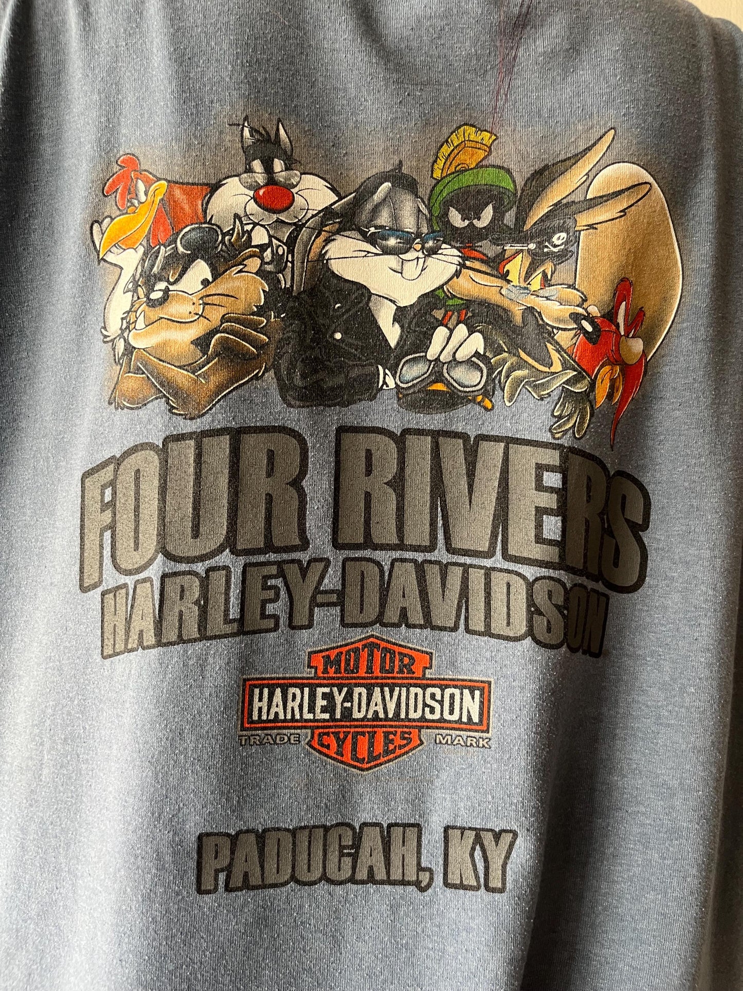 Vintage Looney Tunes Harley Davidson Shirt