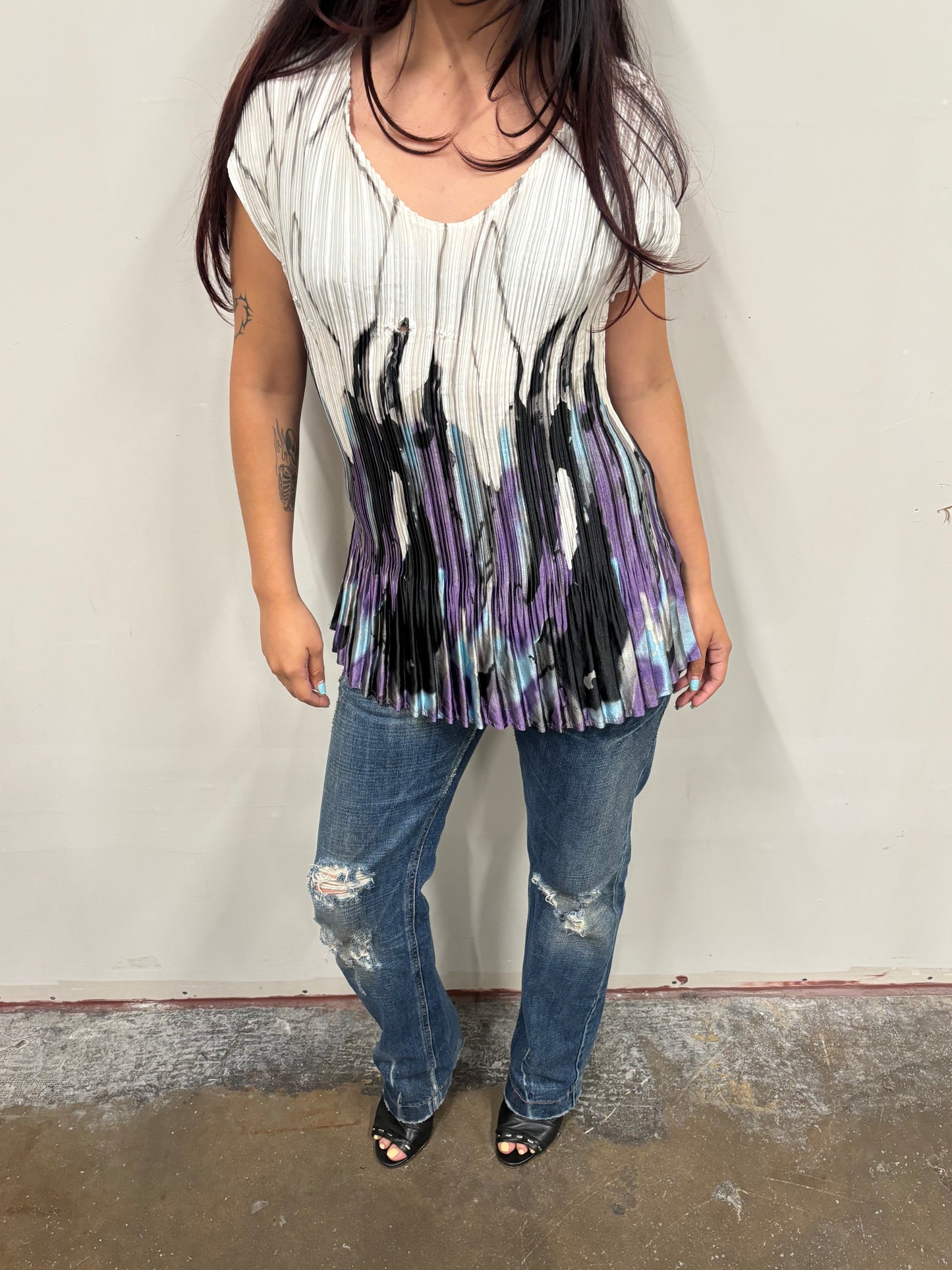 CATO Pleated Top