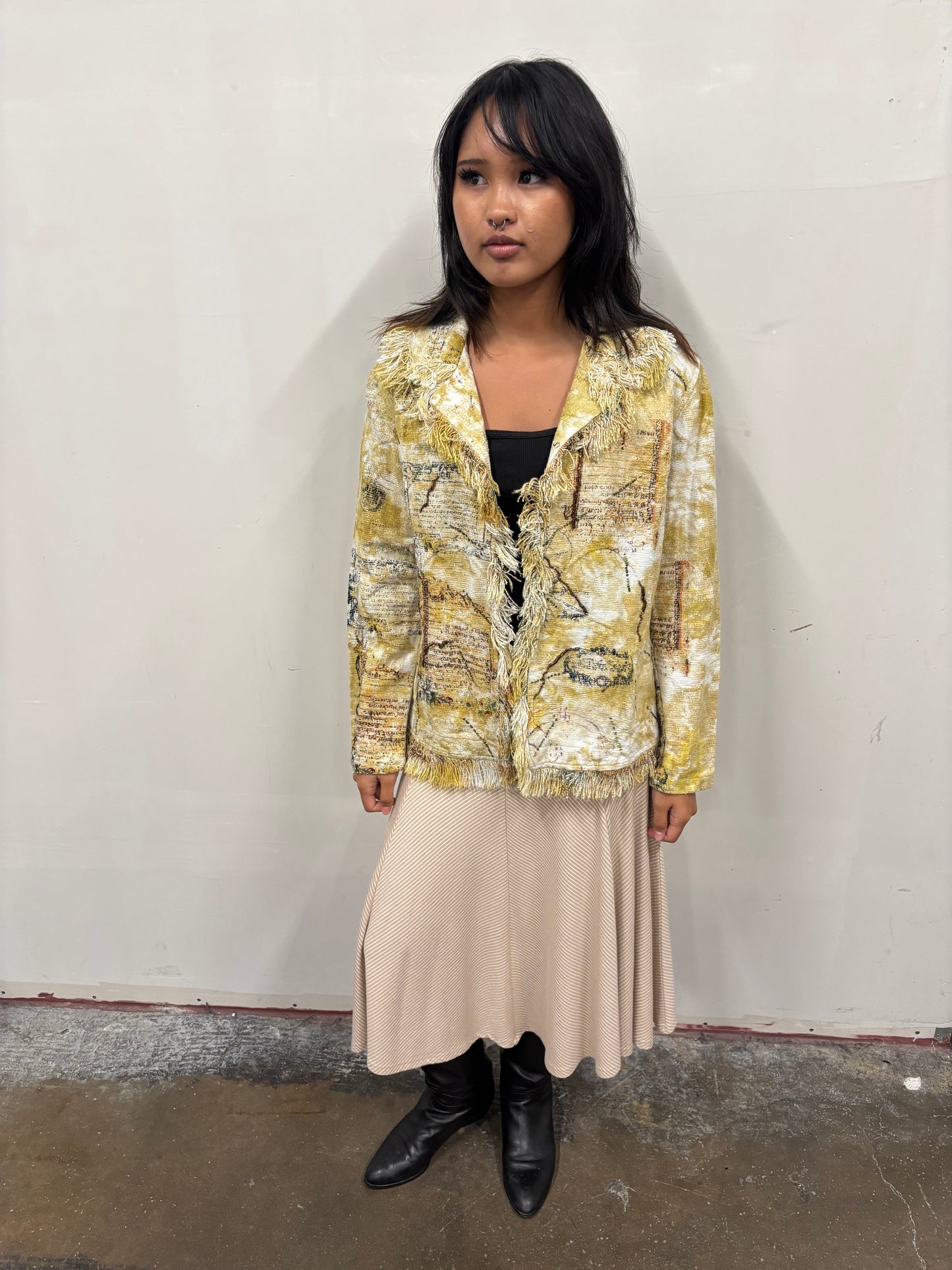 Vintage New Direction Fringe Jacket