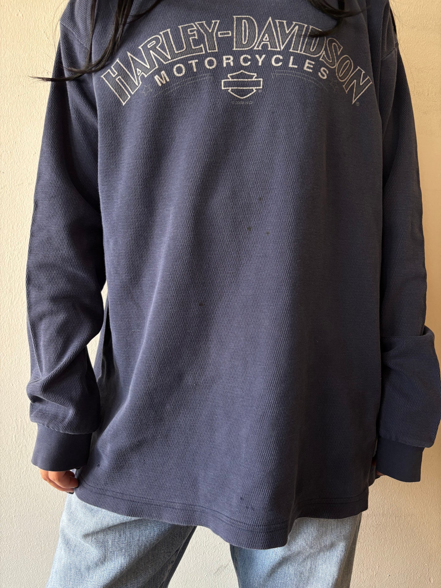 Vintage Harley Davidson Thermal Shirt