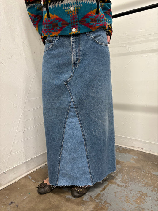 Calvin Klein Maxi Denim Skirt