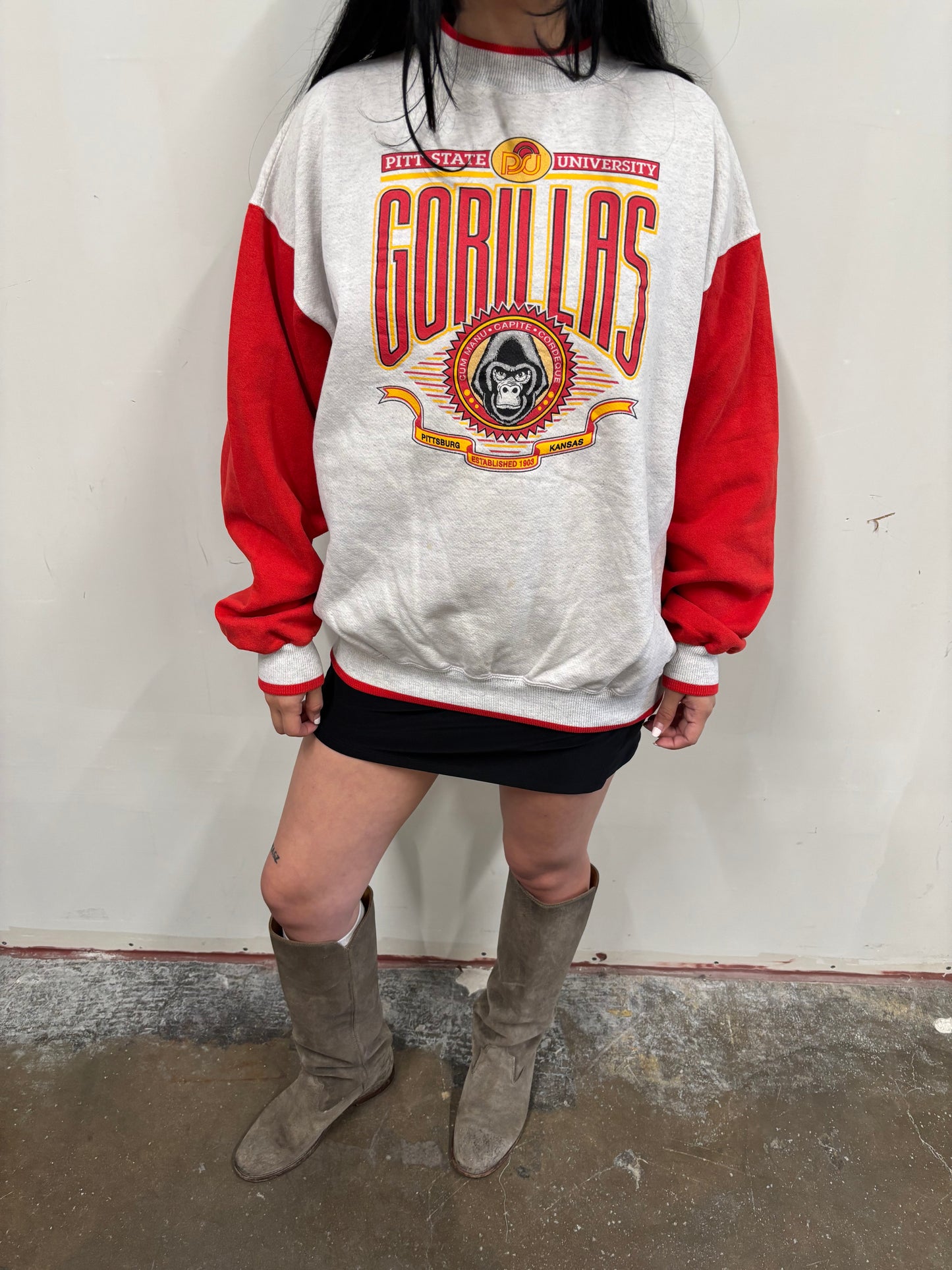 Vintage Pitt State University Gorillas Crewneck