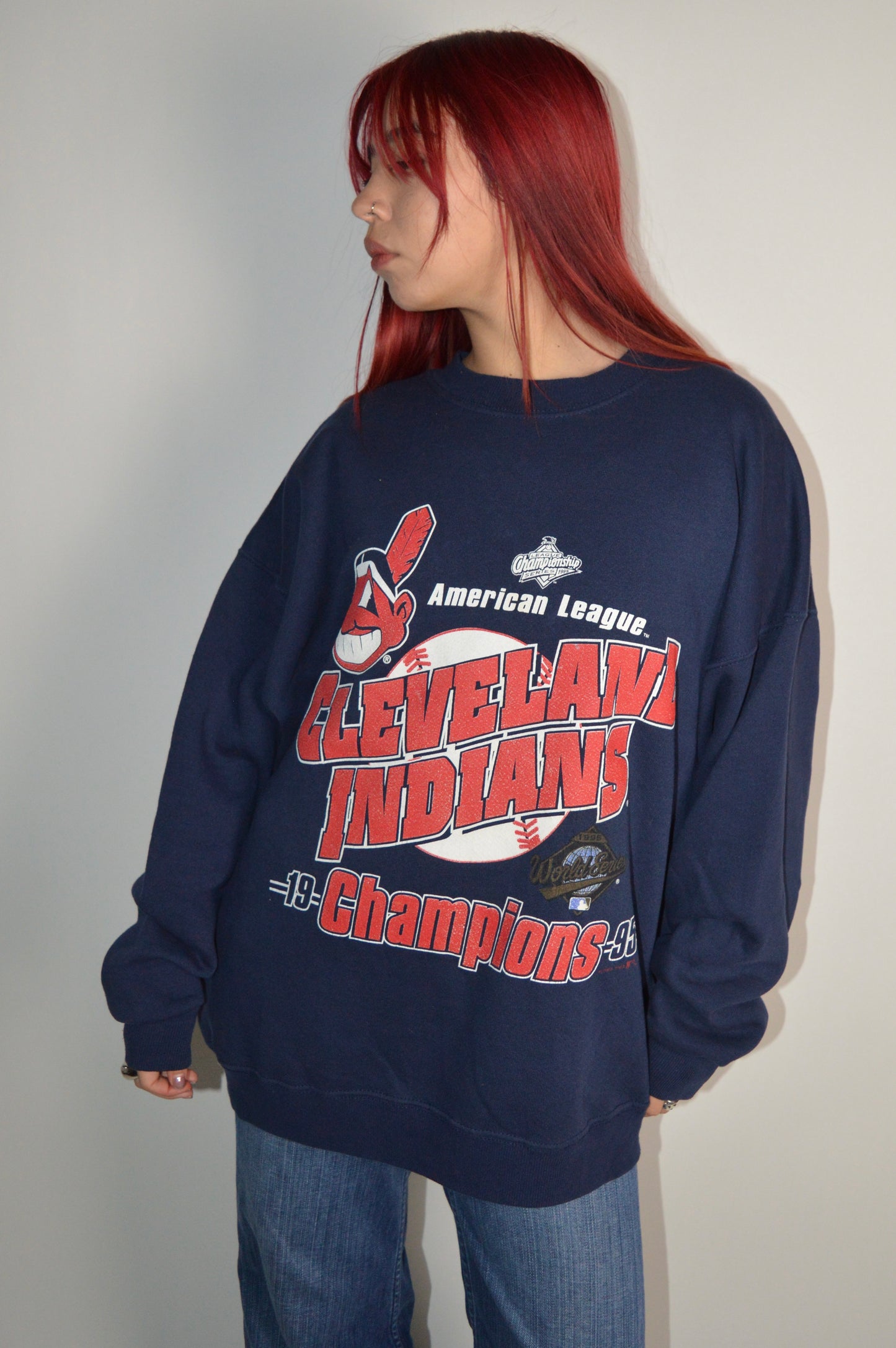 Vintage 1995 Cleveland Indians Crewneck