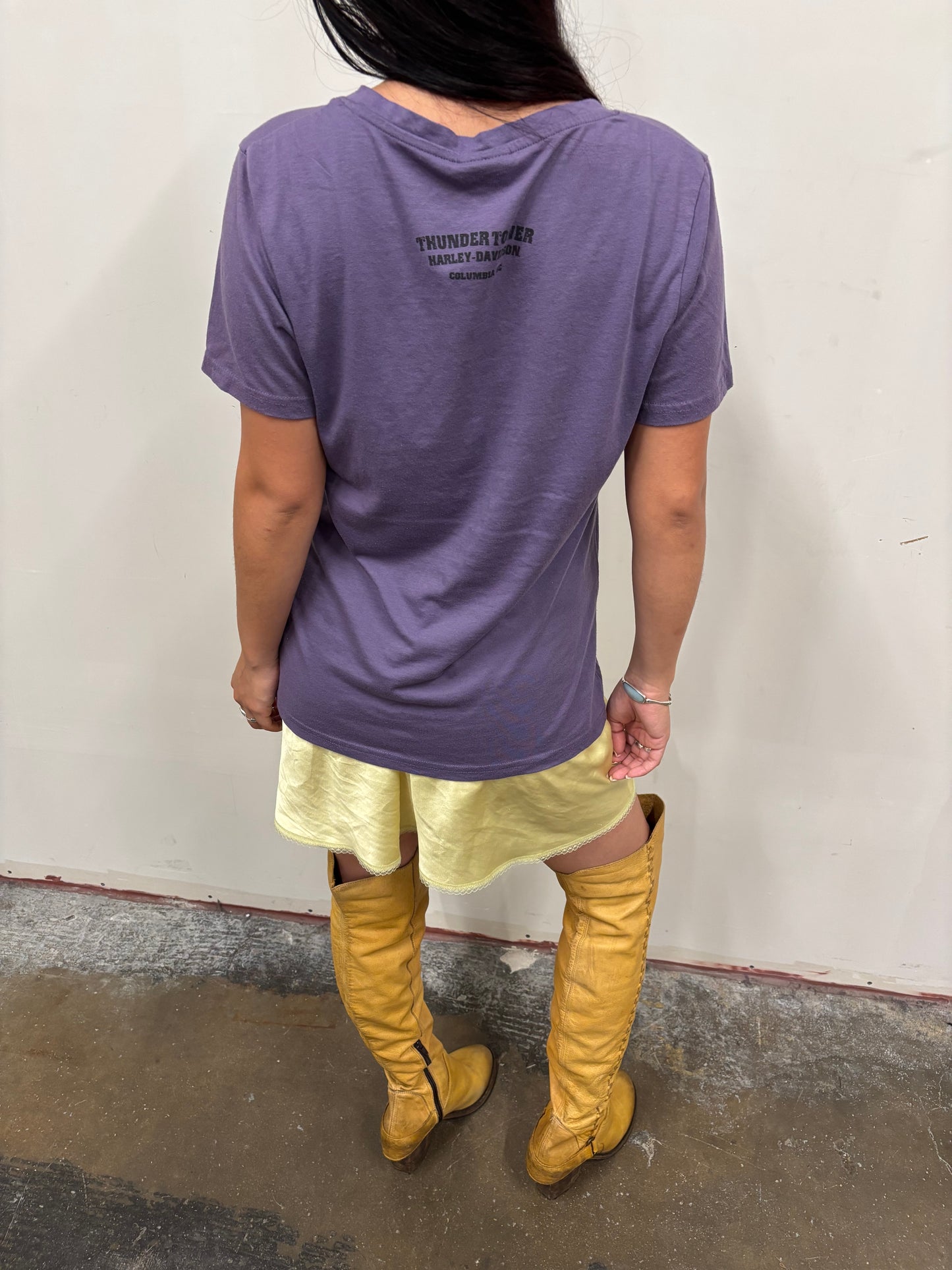 Vintage Harley Davidson Purple Top