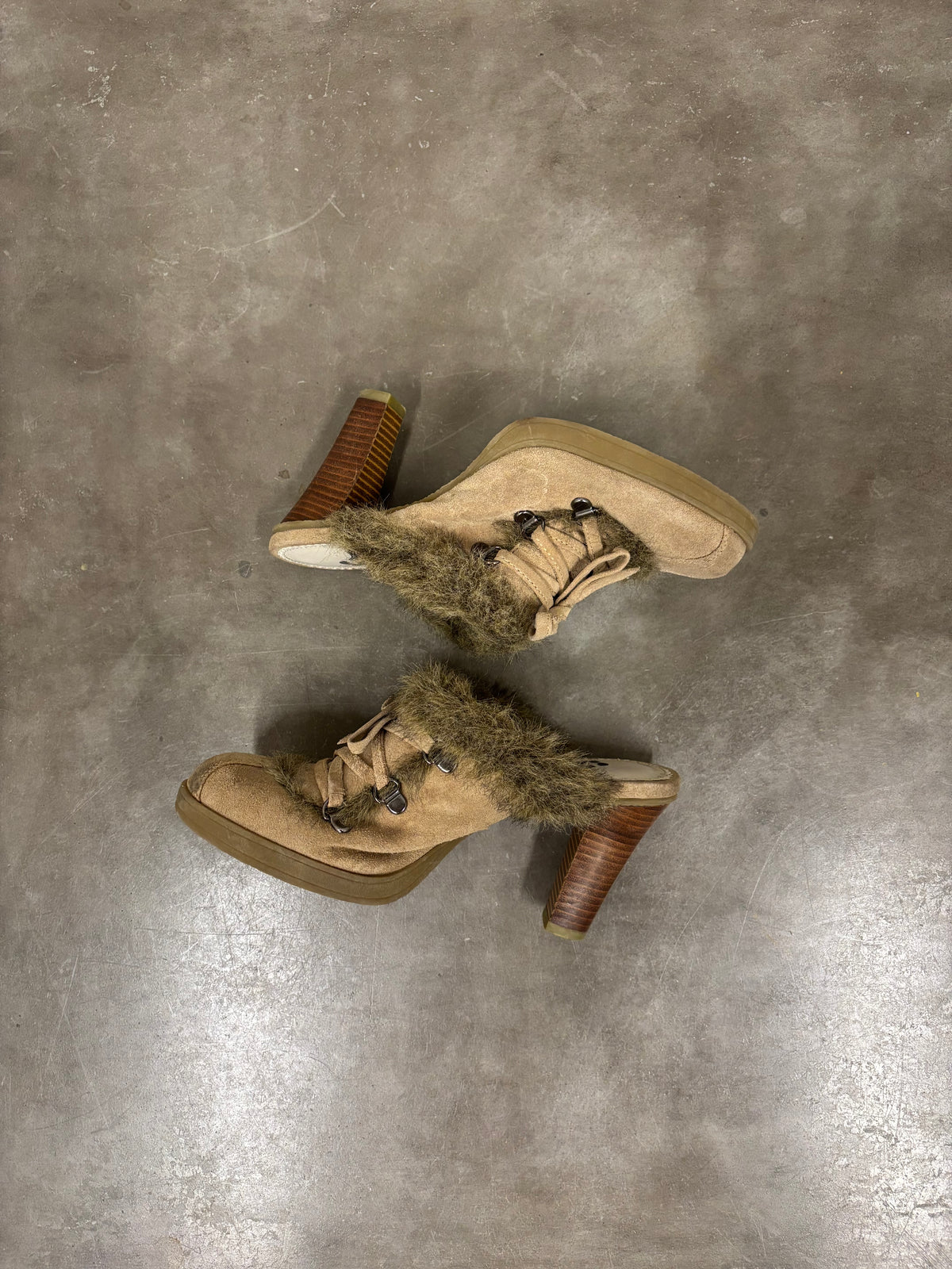 Vintage Report Fur Kitten Heels