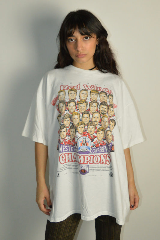 Vintage 1997 Detroit Red Wings Champions Shirt