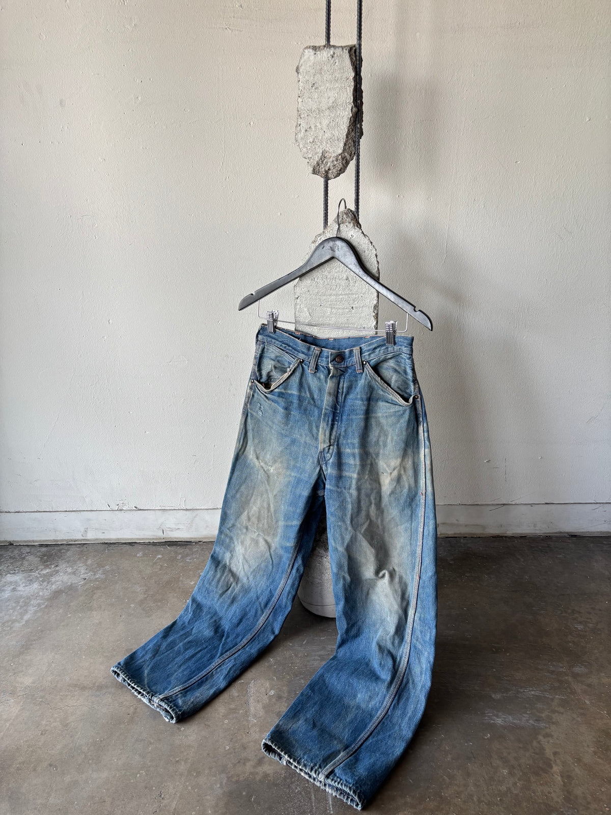 Vintage 1970s Big Mac Faded Denim Jeans