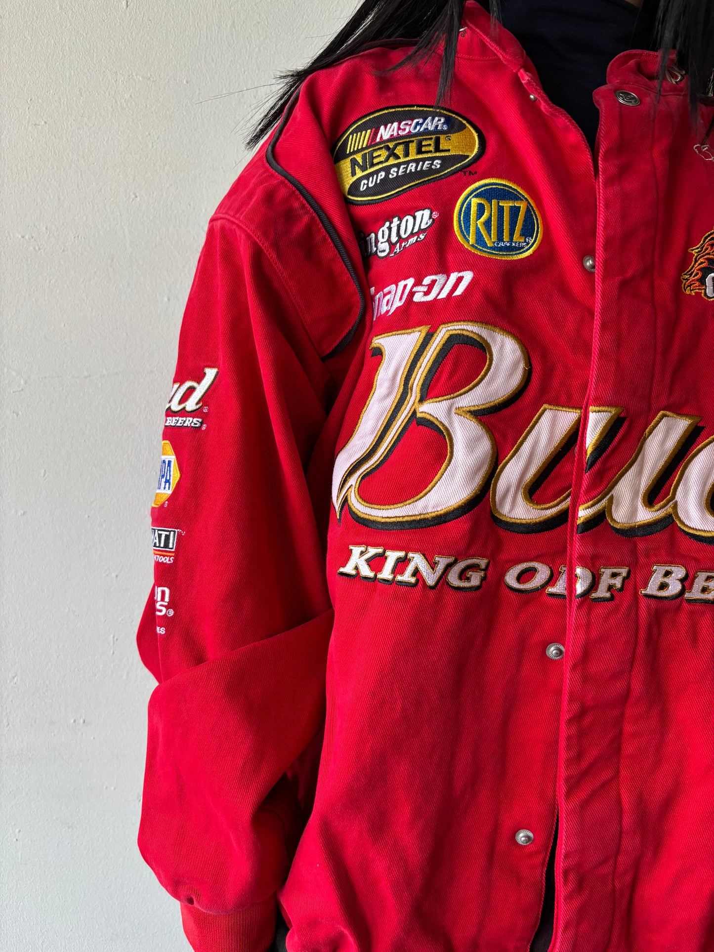 Vintage Budweiser Racing NASCAR Jacket