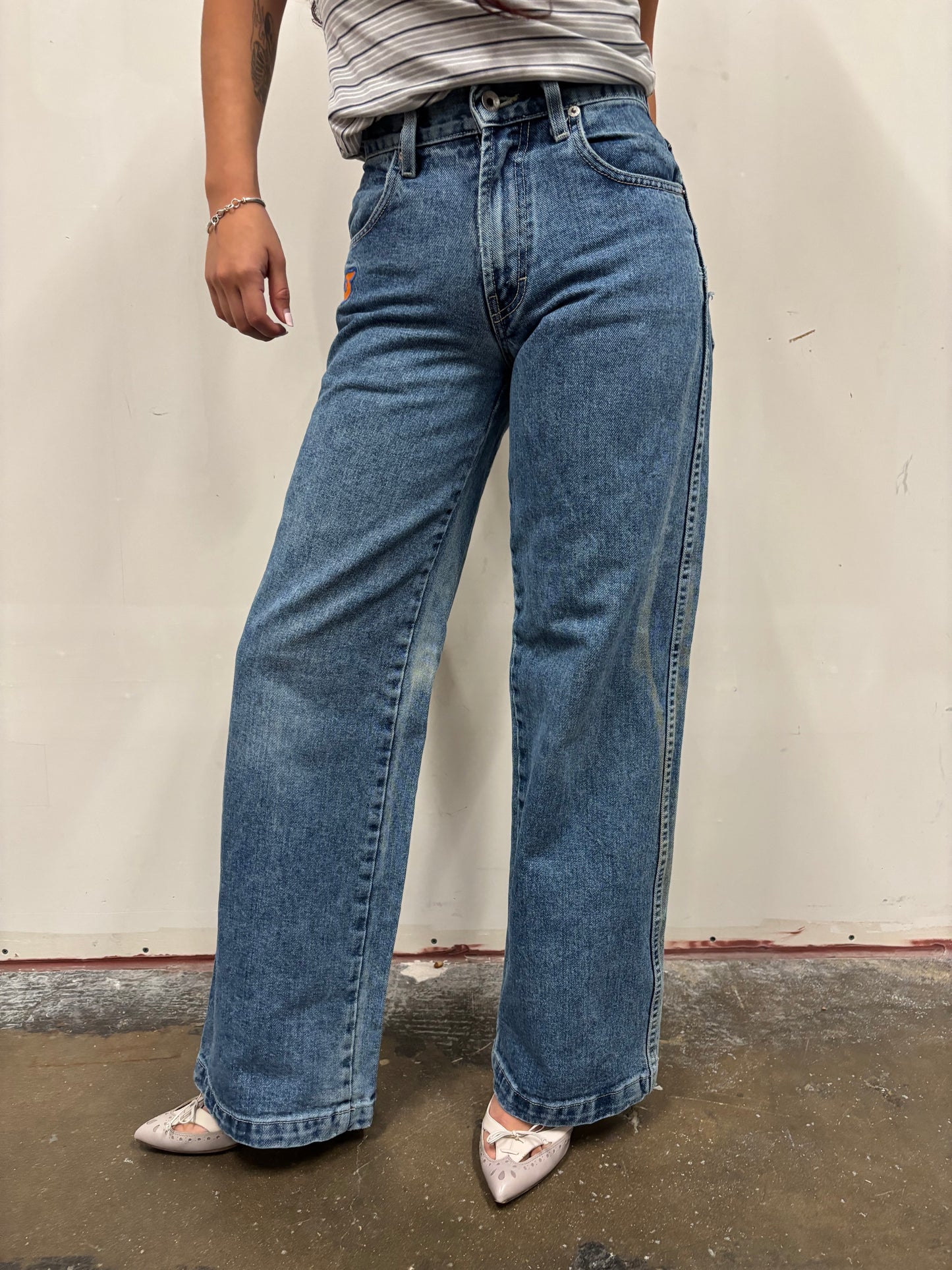 Vintage JNCO Wide Leg Denim Jeans
