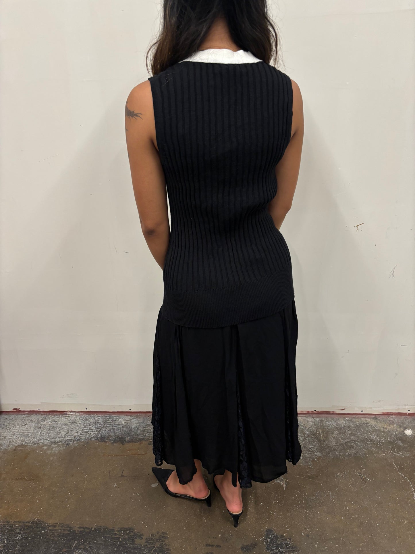 Cable & Gauge Knit Button Top