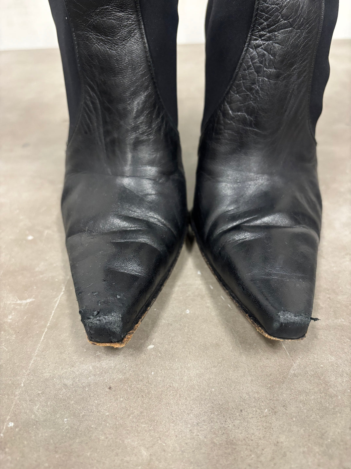 Vintage Stuart Weitzman Black Heeled Boots