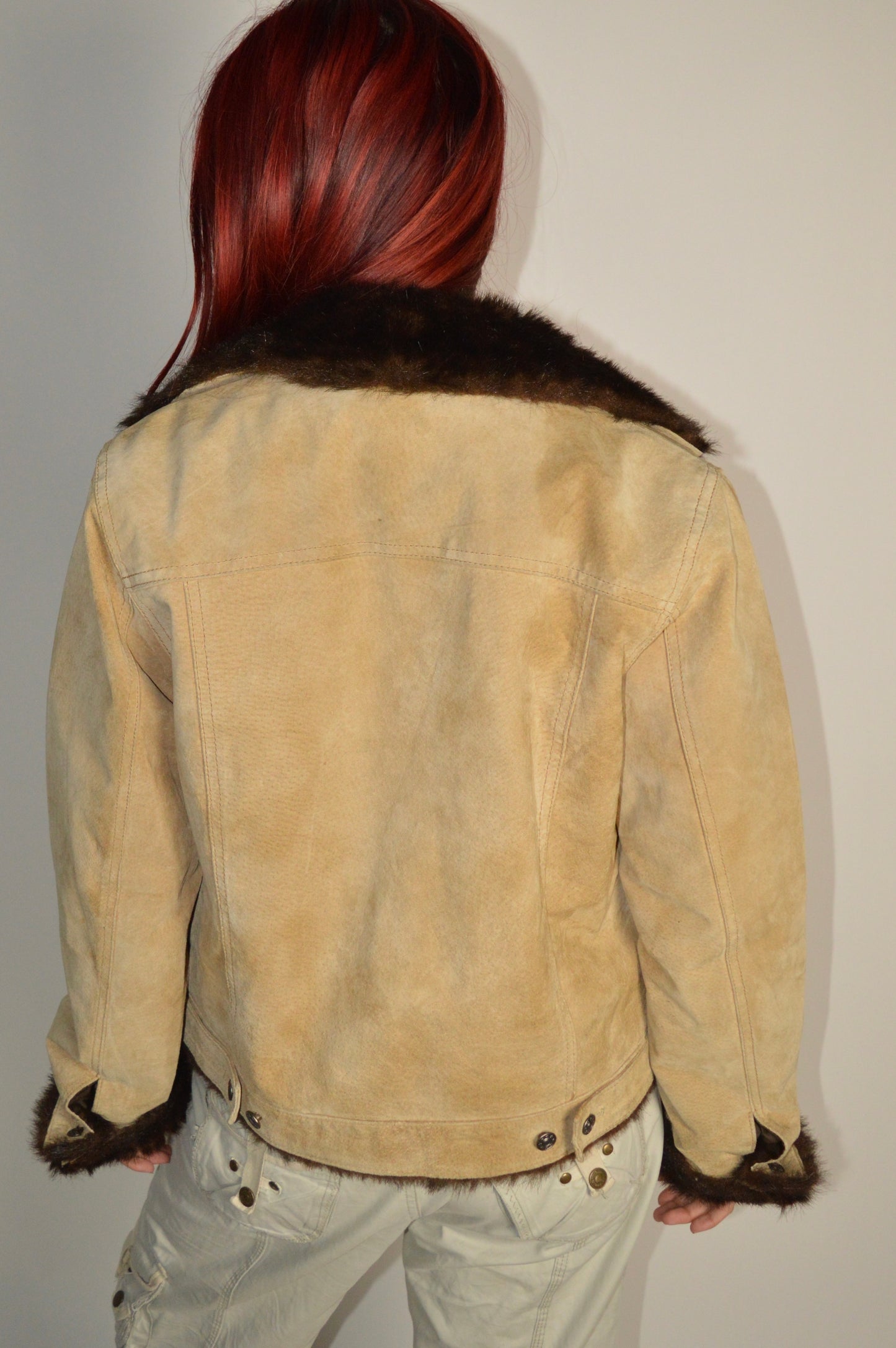 Vintage Wilson’s Leather Brown Fur Jacket