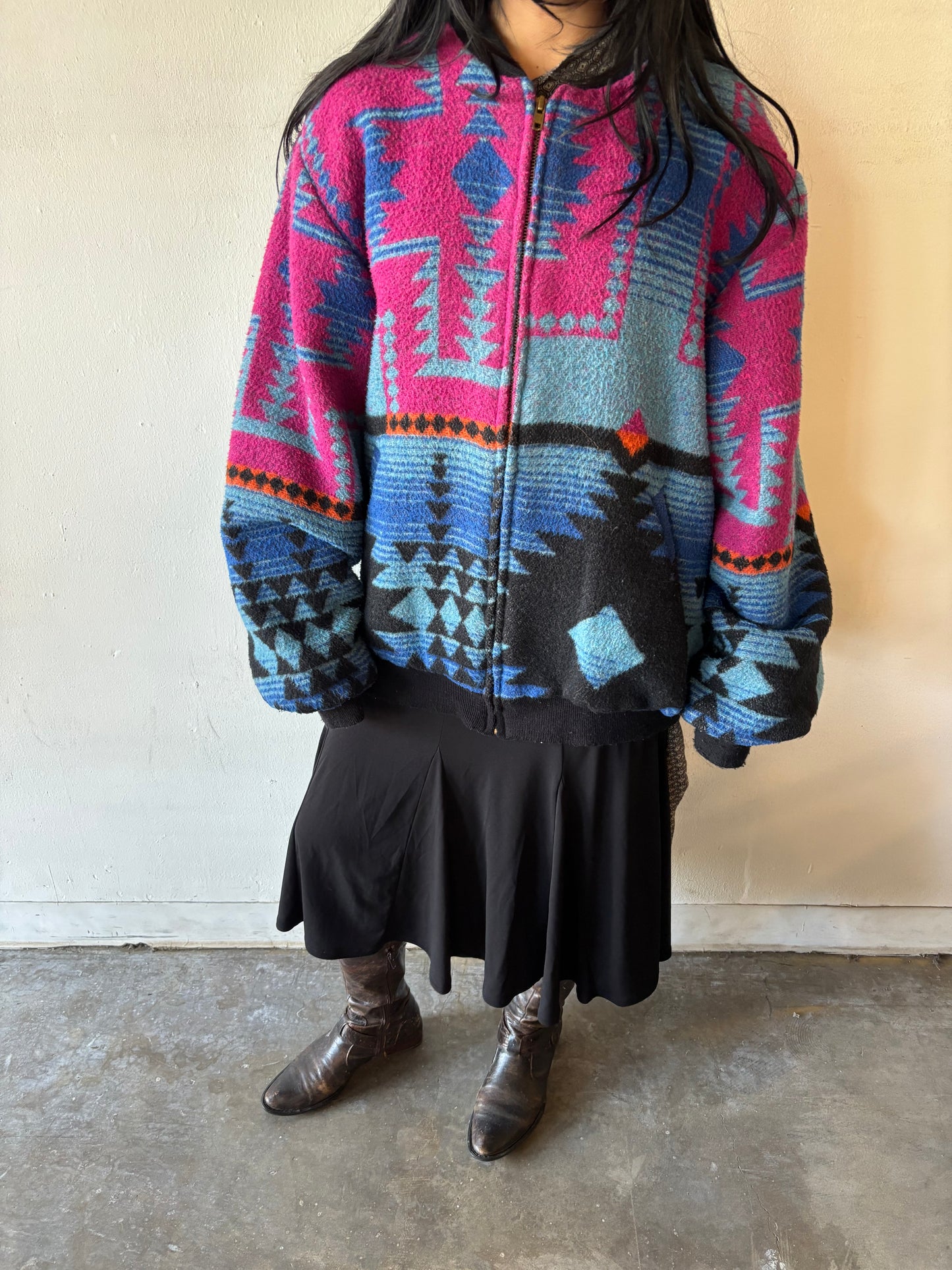 Vintage Western Tribal Print Jacket