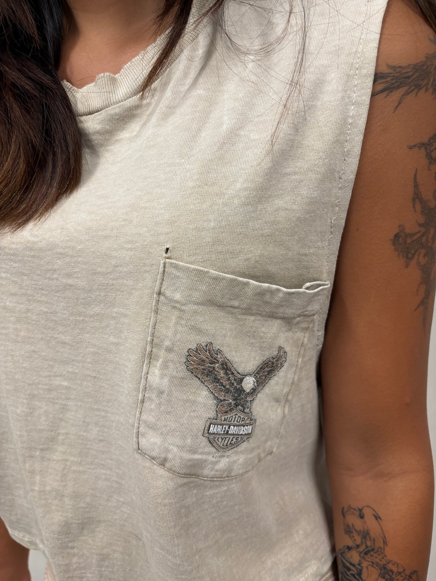 Reworked Harley Davidson Crop