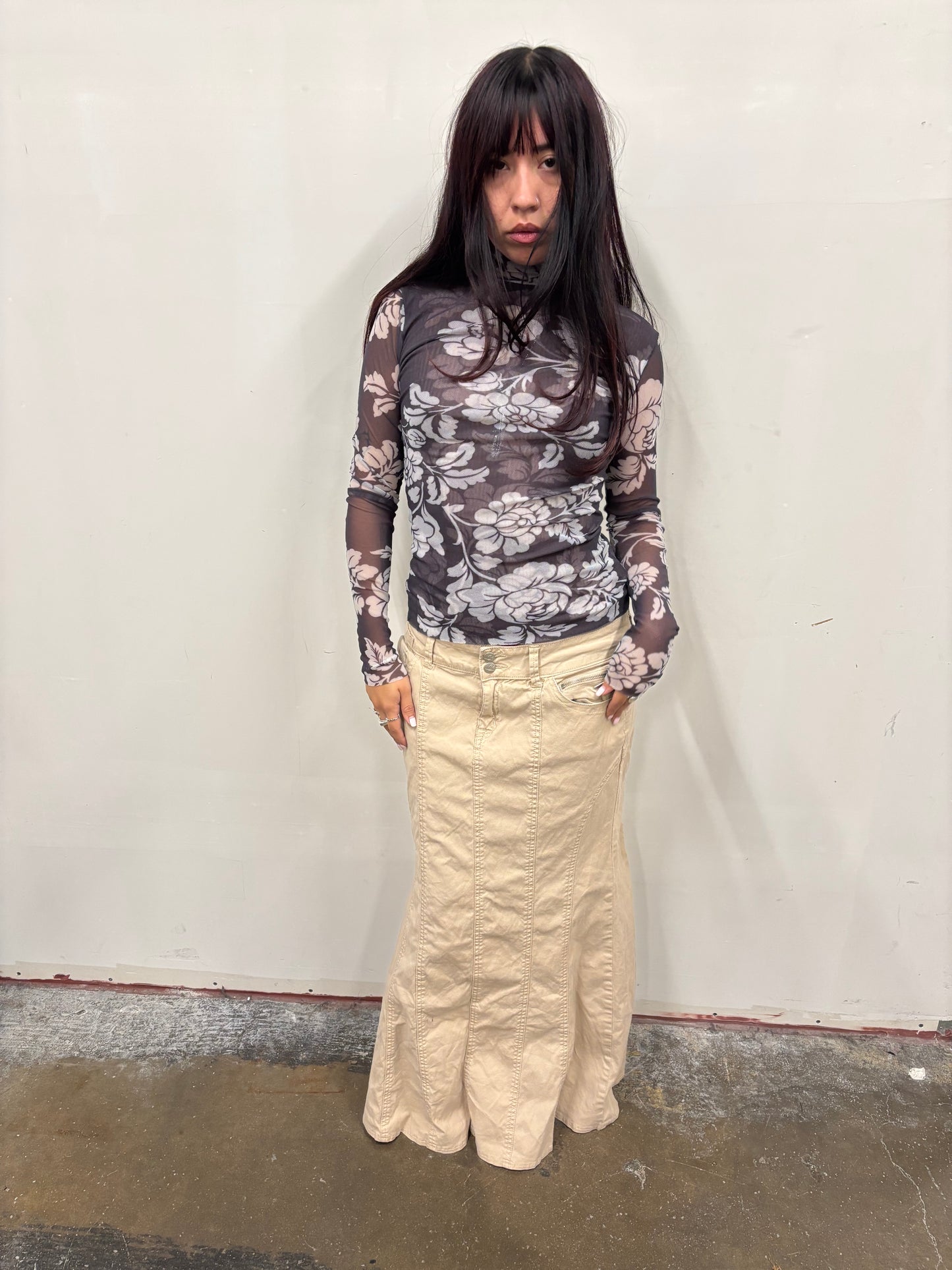 Floral Sheer Top