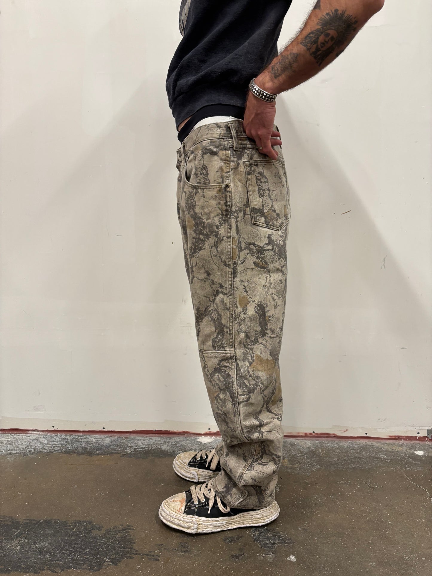 Camo Wrangler Jeans