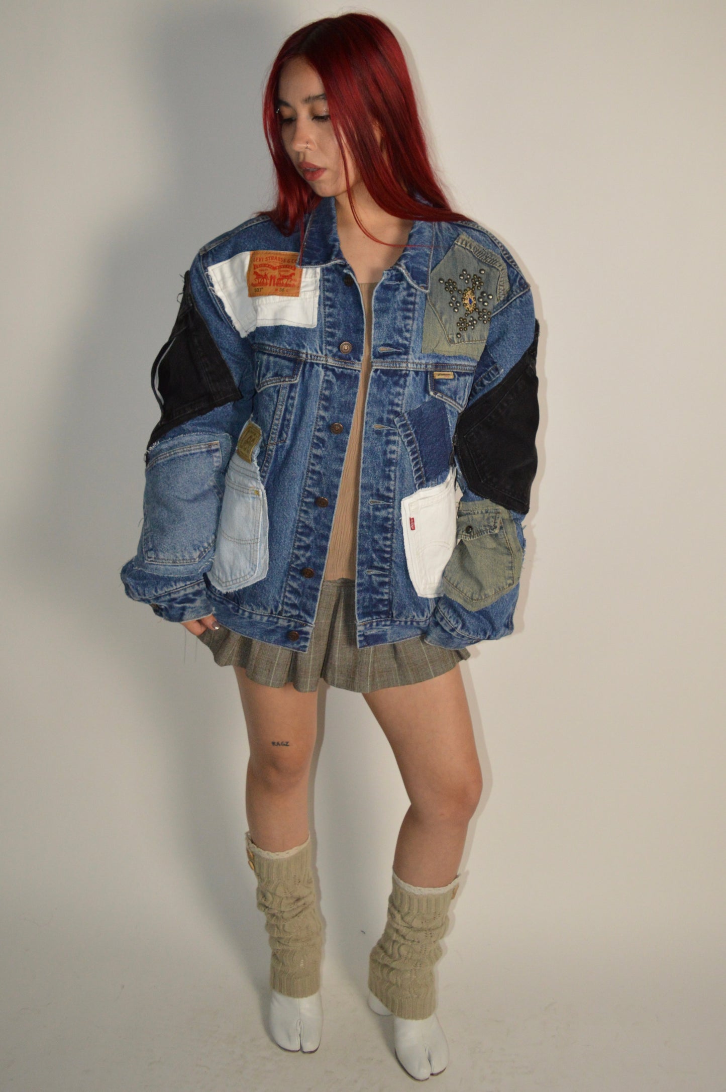 Reconstructed Levi’s Patchwork Denim Jacket