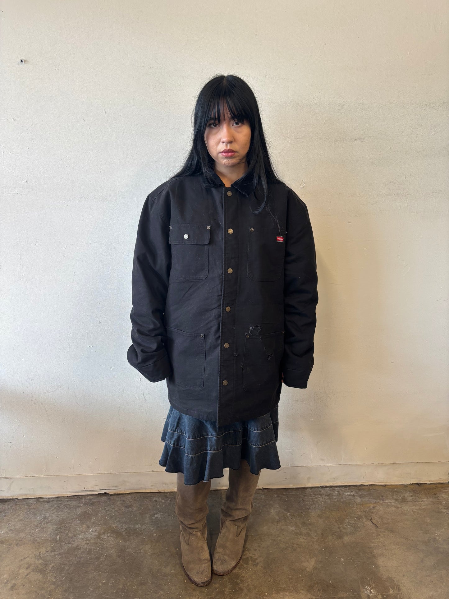 Vintage Wrangler Thick Button Up