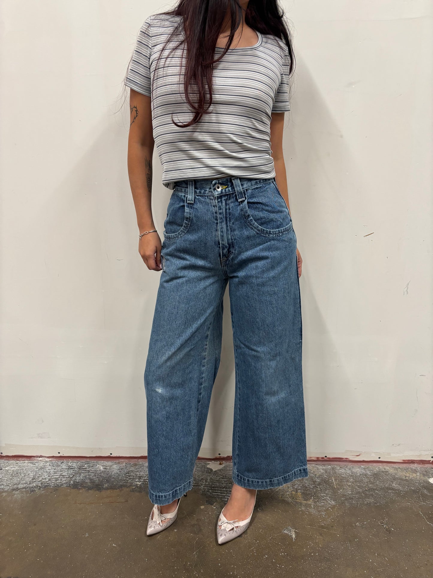 Vintage JNCO Wide Leg Denim Jeans