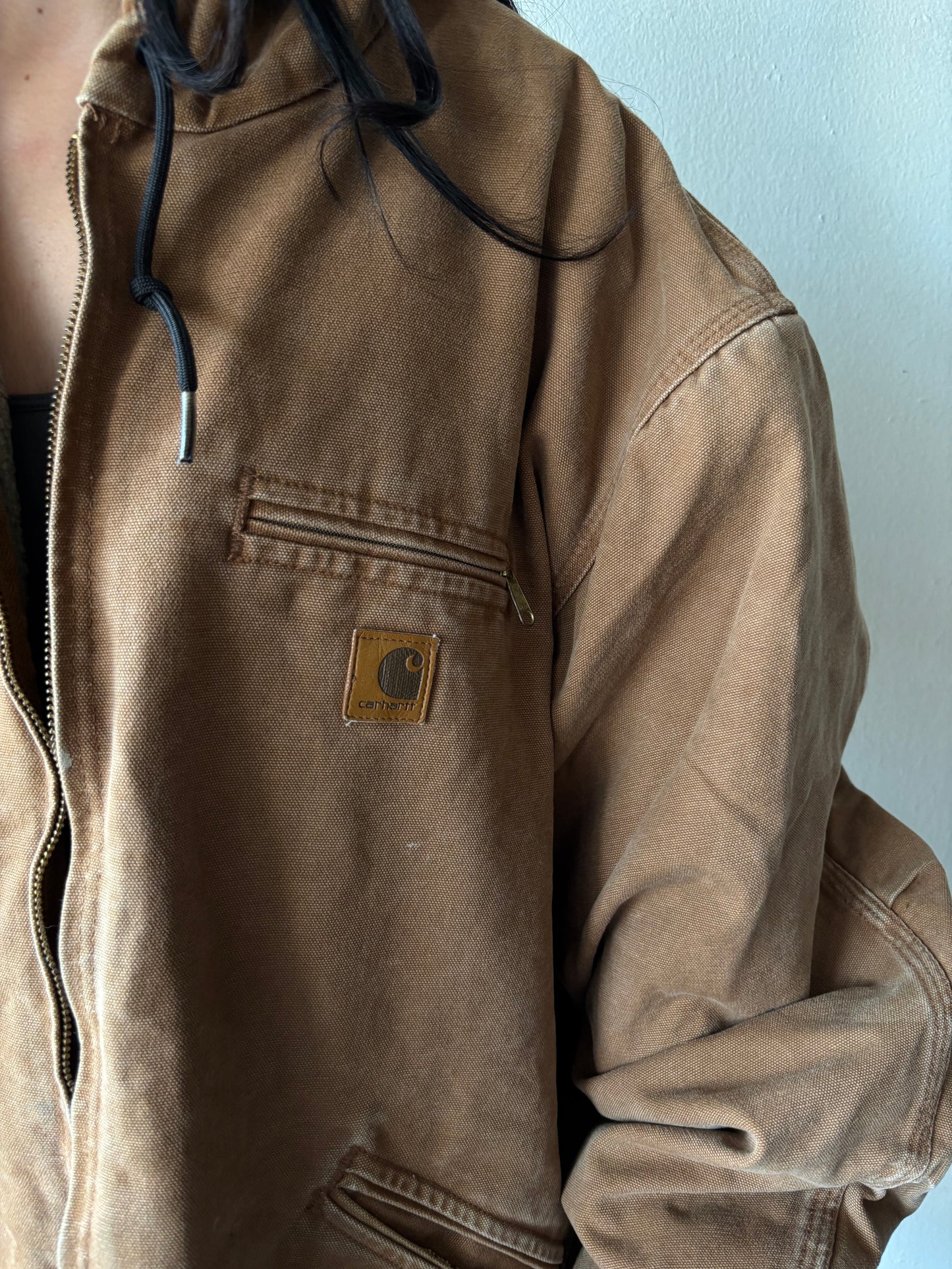 Vintage Carhartt Brown Sherpa Jacket