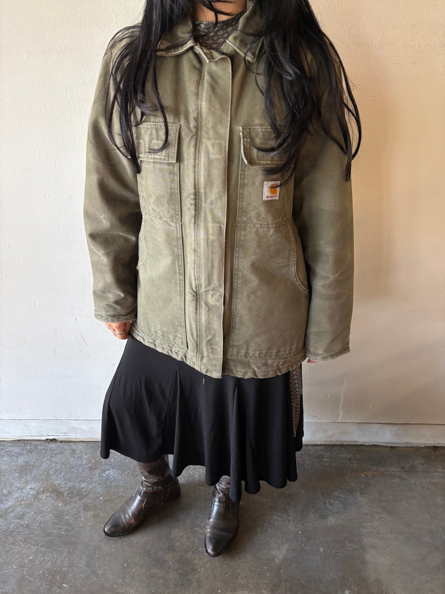 Carhartt Green Work Wear Jacket