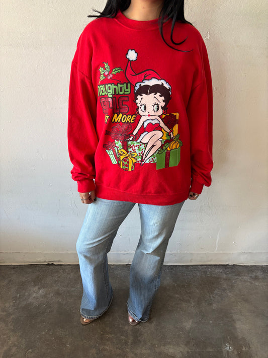 Vintage Betty Boop Christmas Crewneck