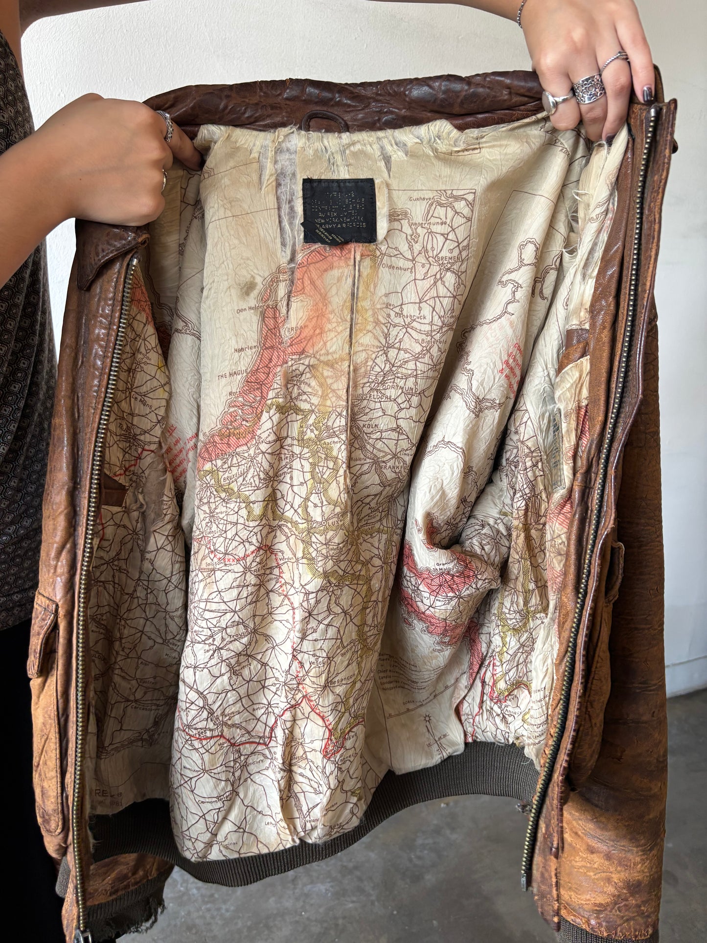 Vintage Avirex Flight Leather Jacket