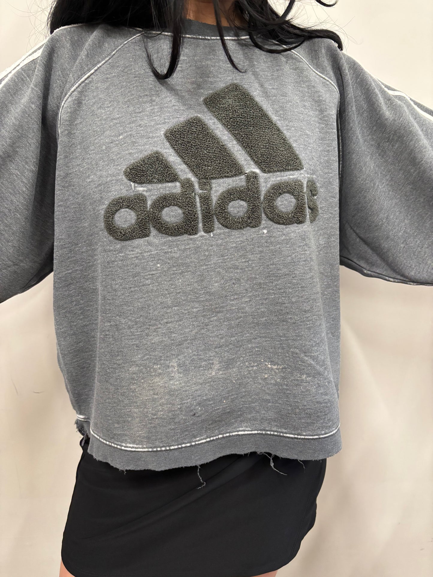 Vintage Adidas Cropped Crewneck