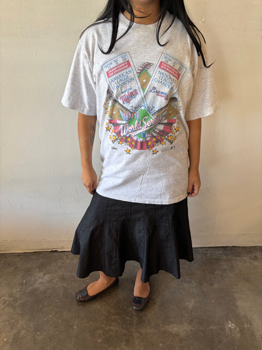 Vintage World Series Twins vs Braves Shirt