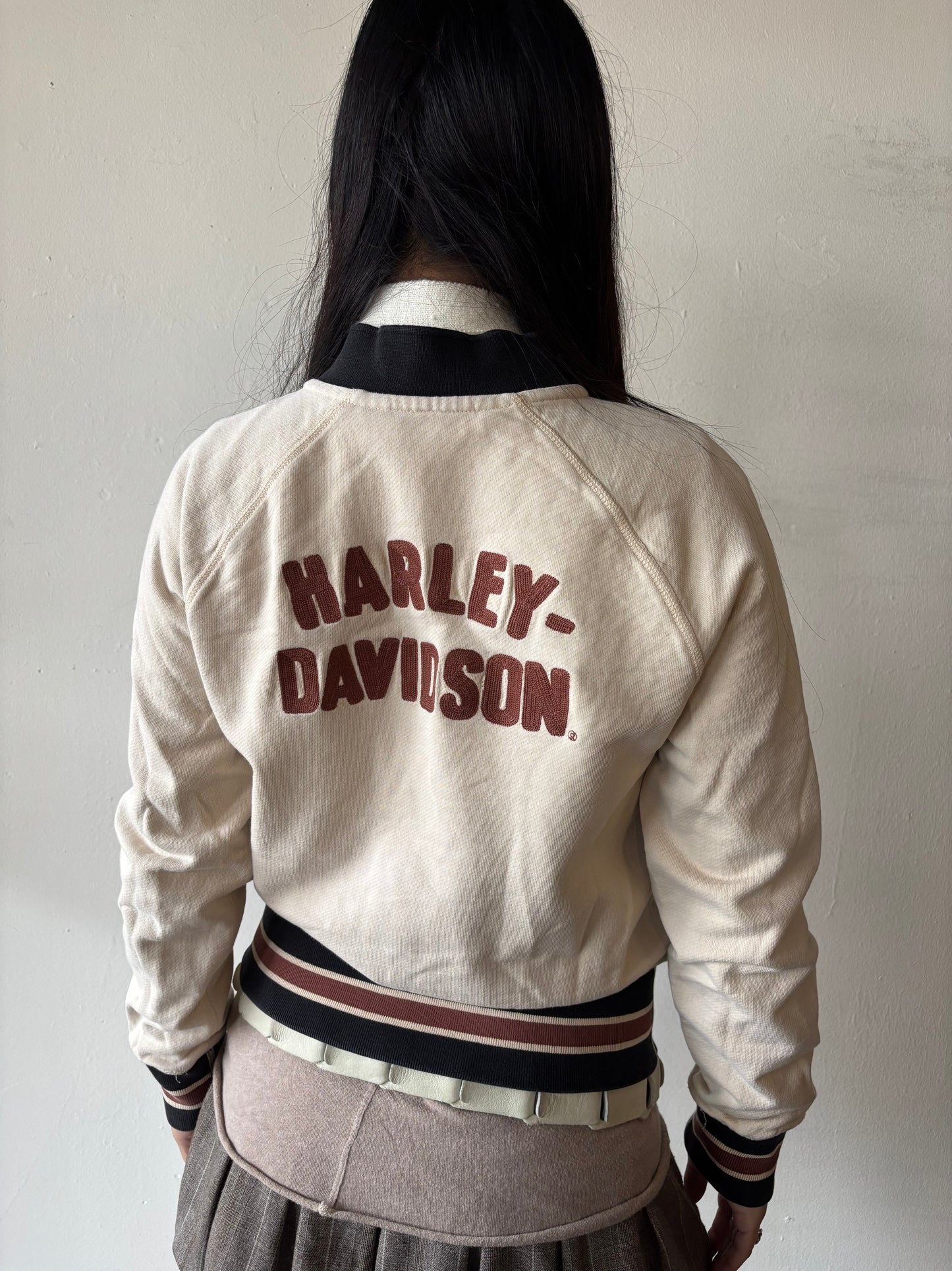 Vintage Harley Davidson Zip Up Jacket