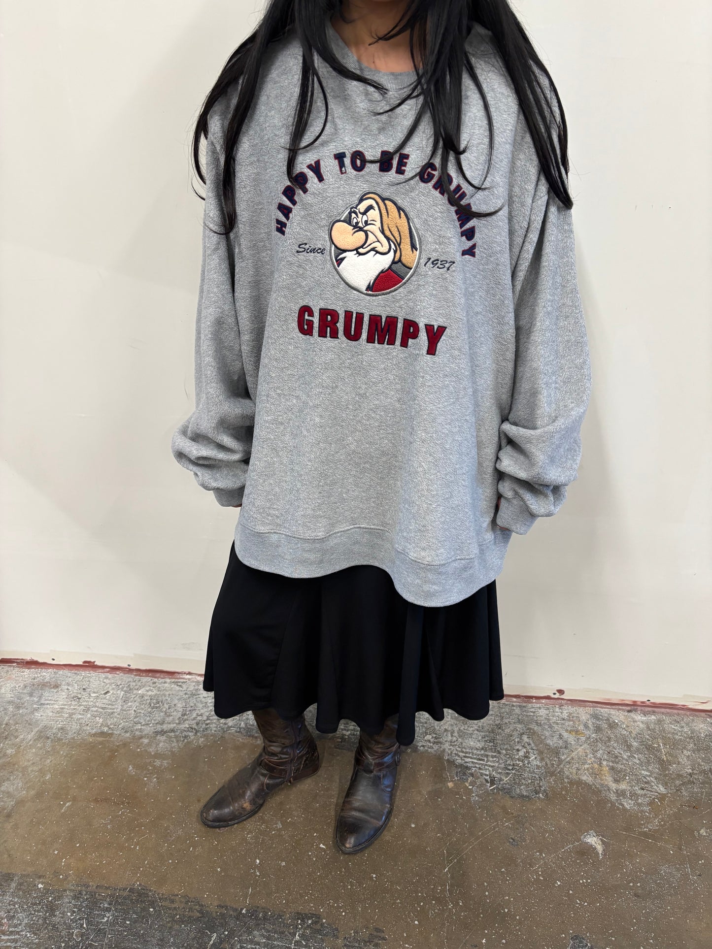 Vintage Grumpy Dwarf Crewneck