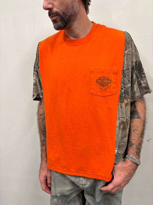 Reworked Harley Davidson Camo Shirt