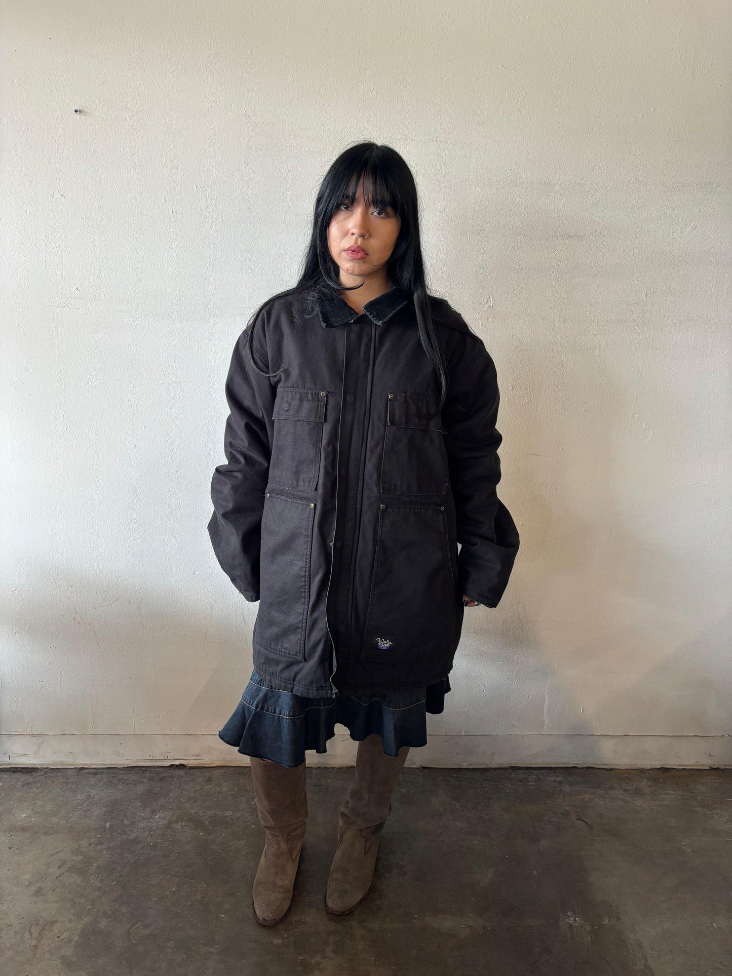 Vintage Walls Button Up Workwear Jacket