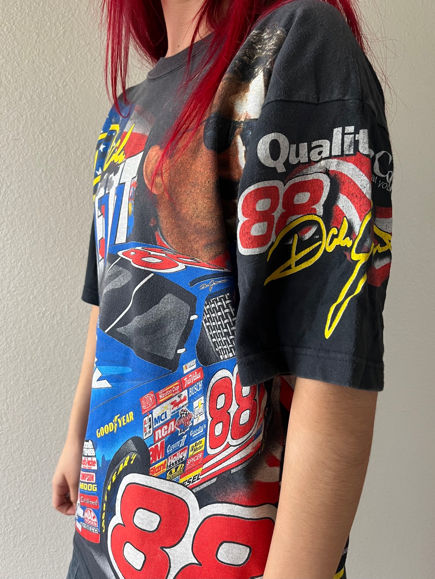 Vintage Dale Earnhardt NASCAR All Over Print Shirt