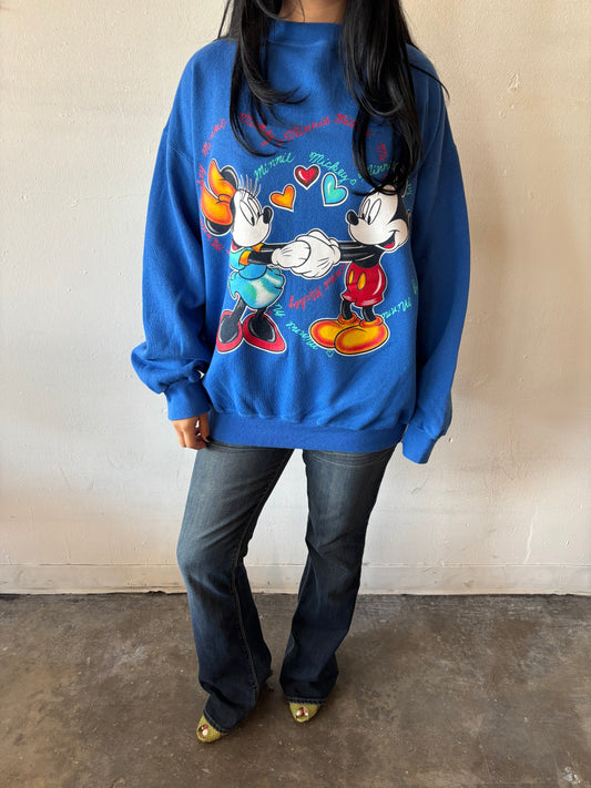 Vintage Mickey & Minnie Mouse Crewneck