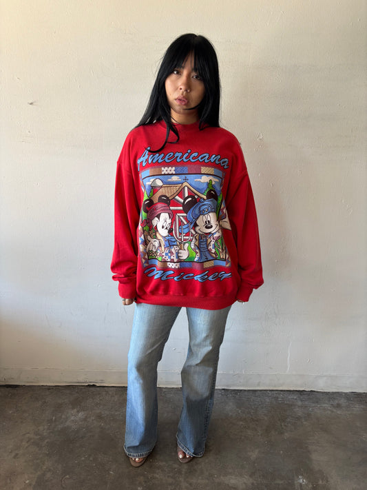 Vintage Mickey & Minnie Crewneck