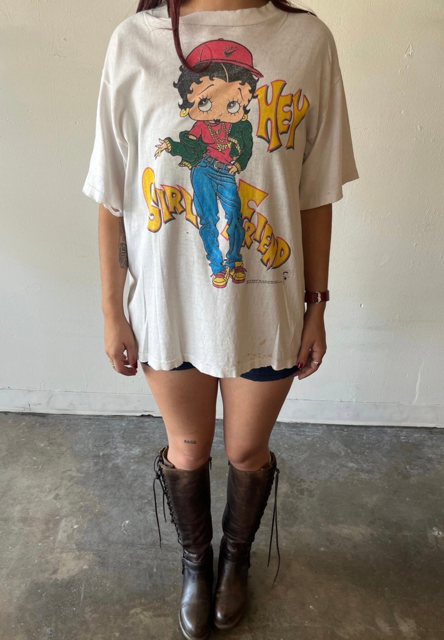 Vintage Betty Boop Hey Girlfriend Shirt