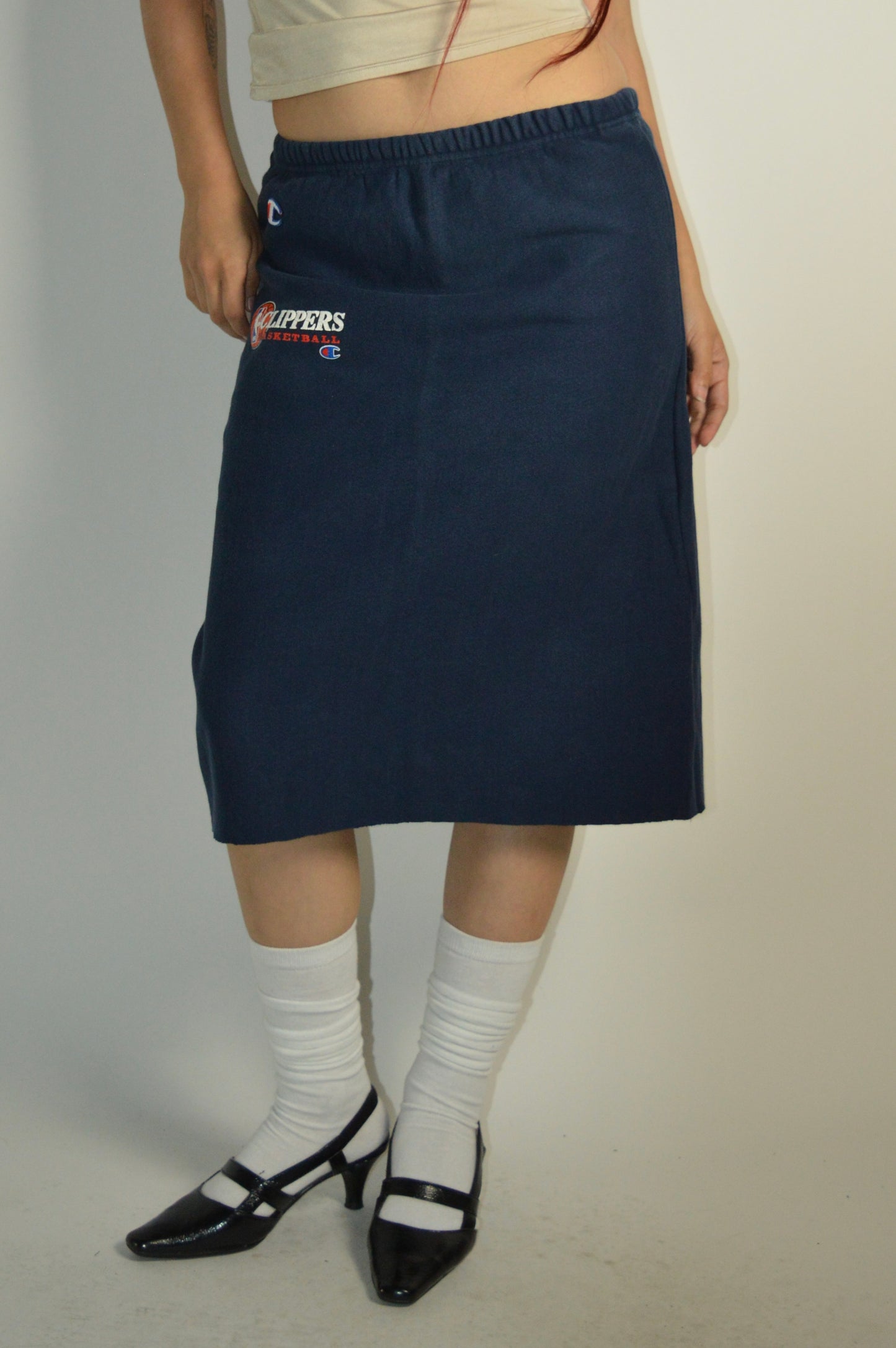 Reconstructed Champion Clippers MIDI Skirt