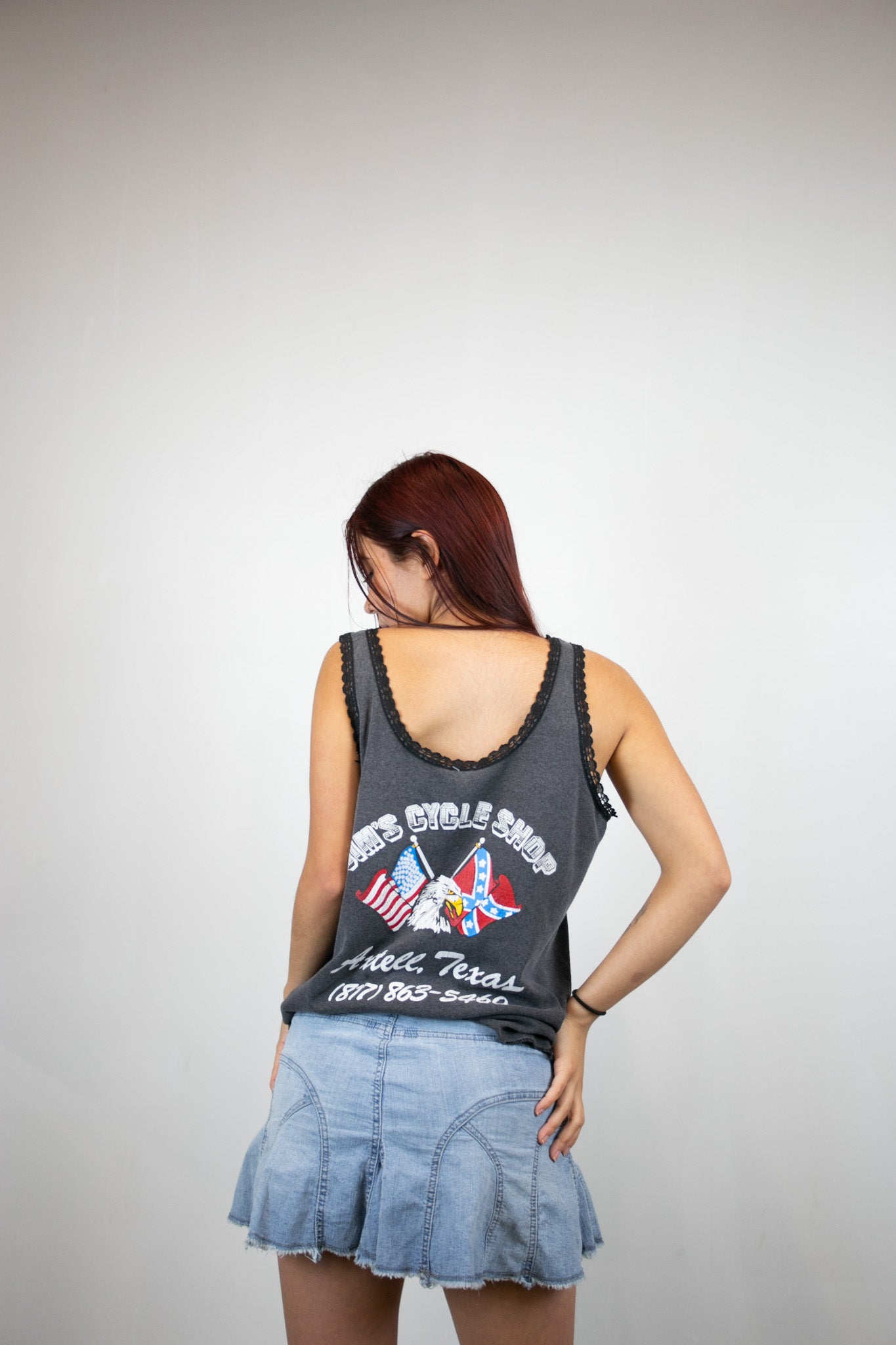 Vintage 3D Emblem Harley Davidson Tank Top